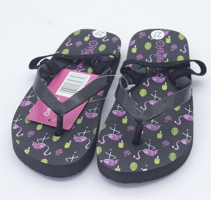 Children's Custom Logo Print PVC Flipflops Slipper- Outdoor Strand Unisex Slipper