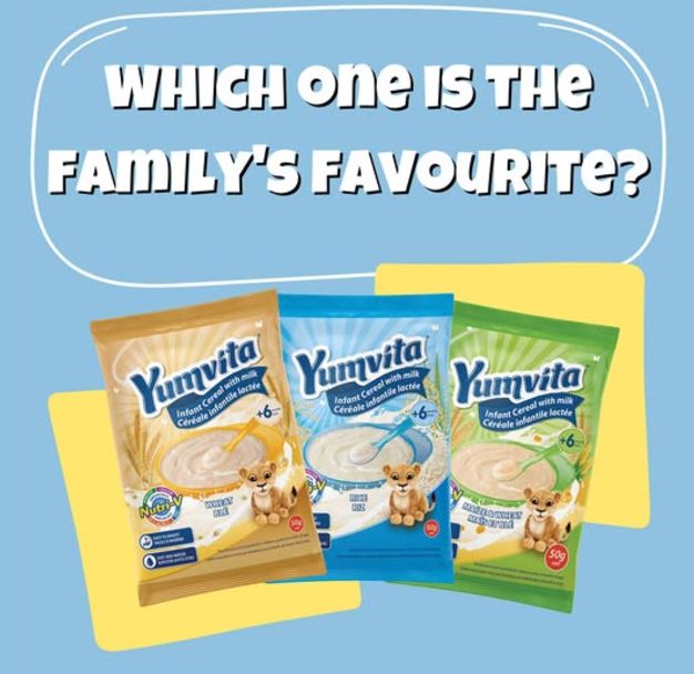 YUMVITA INFANT CEREAL WHEAT, RICE, MAIZE 50G