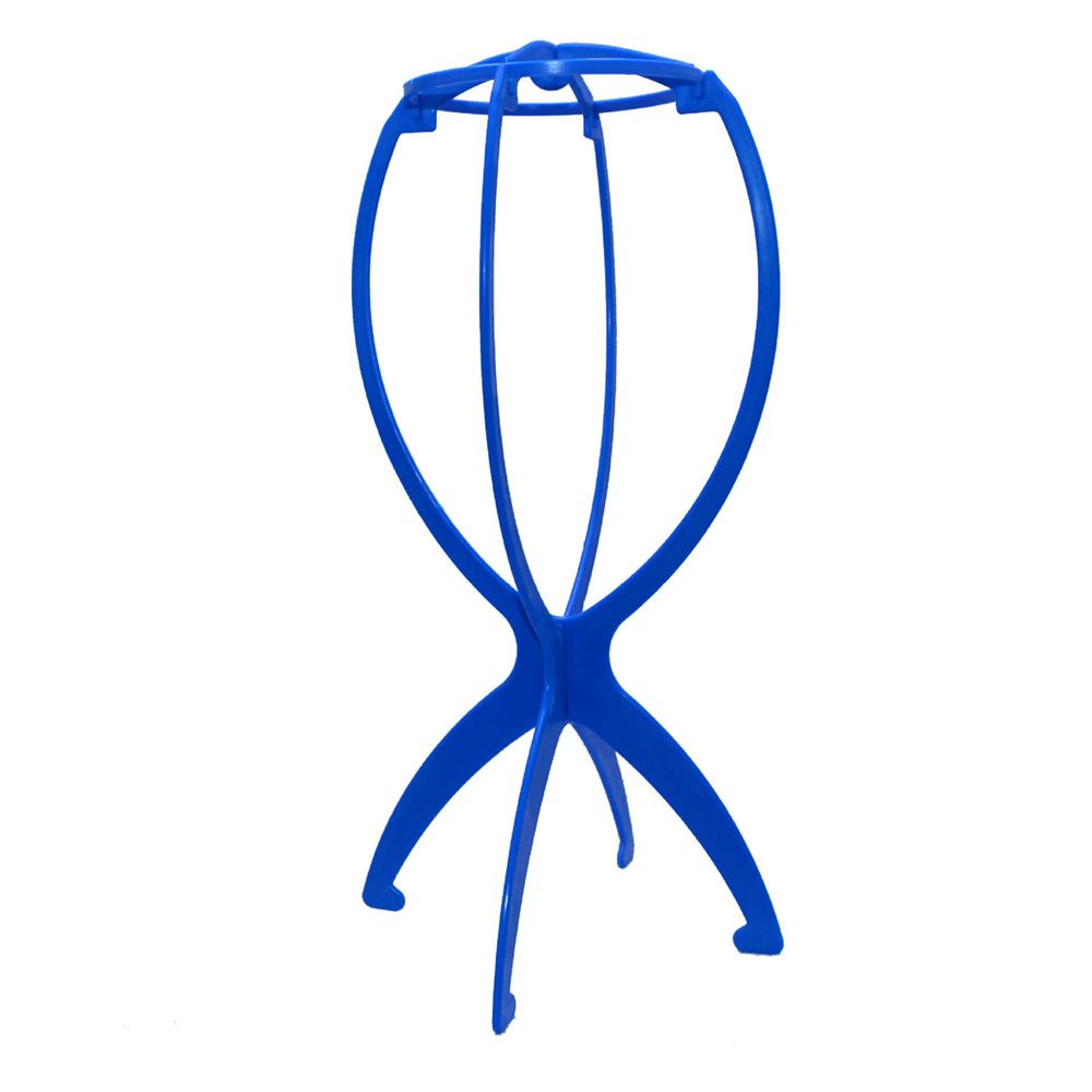 A wig head cap support; a wig maintenance accessory; a plastic wig support with two colors available; a wig rack for head