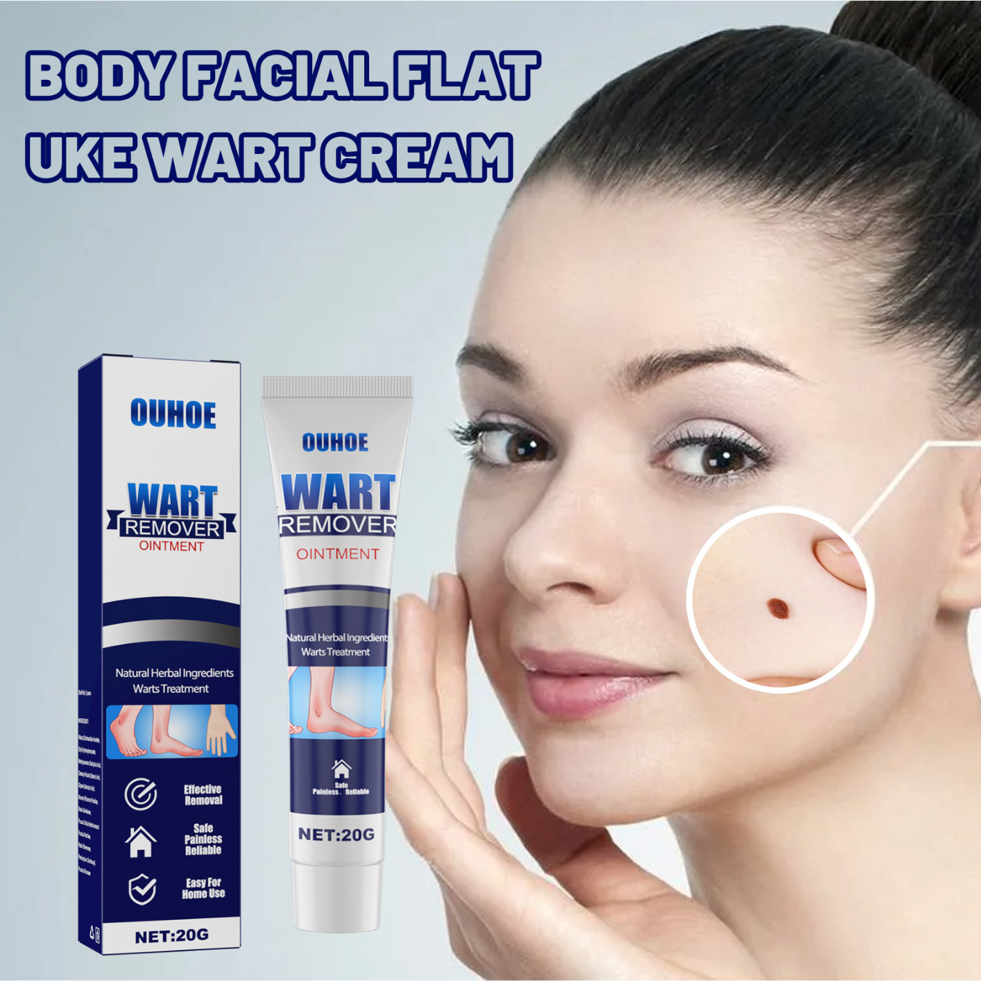 Warts Remover Antibacterial Ointment Wart Treatment Cream Skin Tag