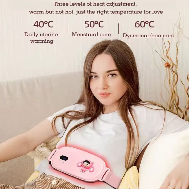 Lady Heating Relieve Period Cramp Pain Heating Massager Warm The Palace Massage Belt Palace Warming Belt