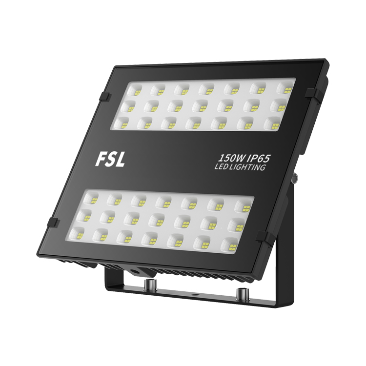 FSL 150W LED Flood Light, 15,000lm Super Bright Security Lights, IP65 Waterproof Outdoor Flood Light, 6500K Daylight White Floodlight for Yard, Garden, Playground, Garages, Basketball Court
