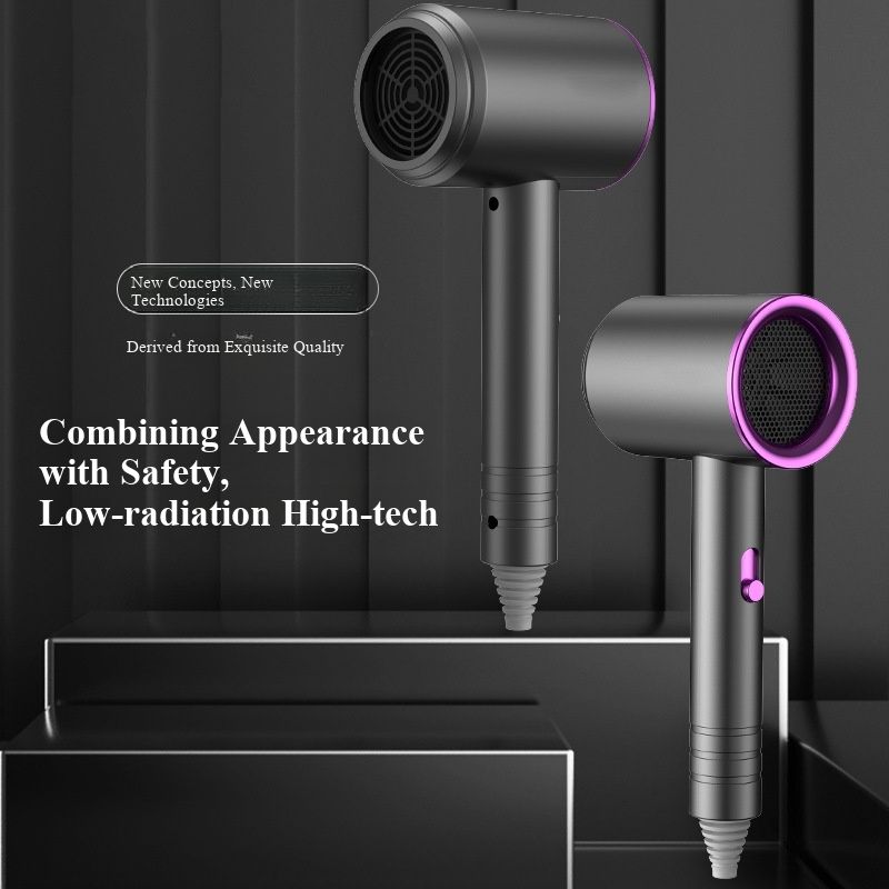 Household hair dryer maintains constant temperature without damaging hair. It offers both hot and cool air alternation.