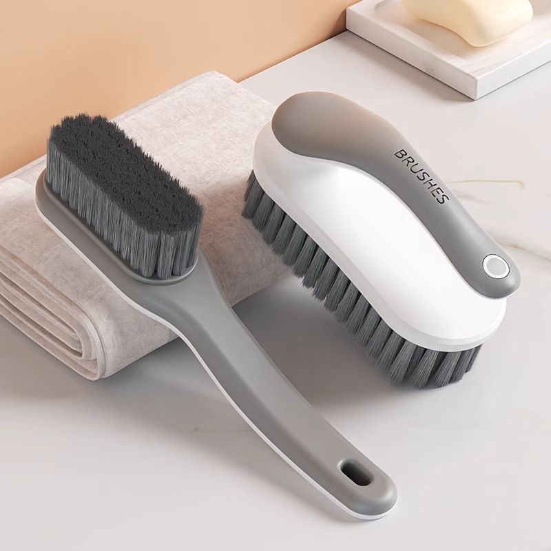 Household Soft Bristle Shoe Cleaning Brush, Multi-Functional Gentle Laundry Scrubber With Dense Soft Fine Bristles, Will Not Scratch Or Damage Sneakers, Canvas Shoes, Leather Footwear, Knit Clothes And Down Jackets