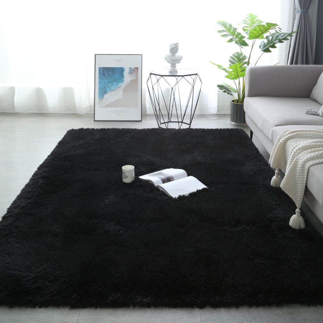 Tie Dye Area Rug for Bedroom Living Room Fluffy Shaggy Gradient Faux Fur Carpet for Kids Adults Fuzzy Plush Home Decor Floor Mat
