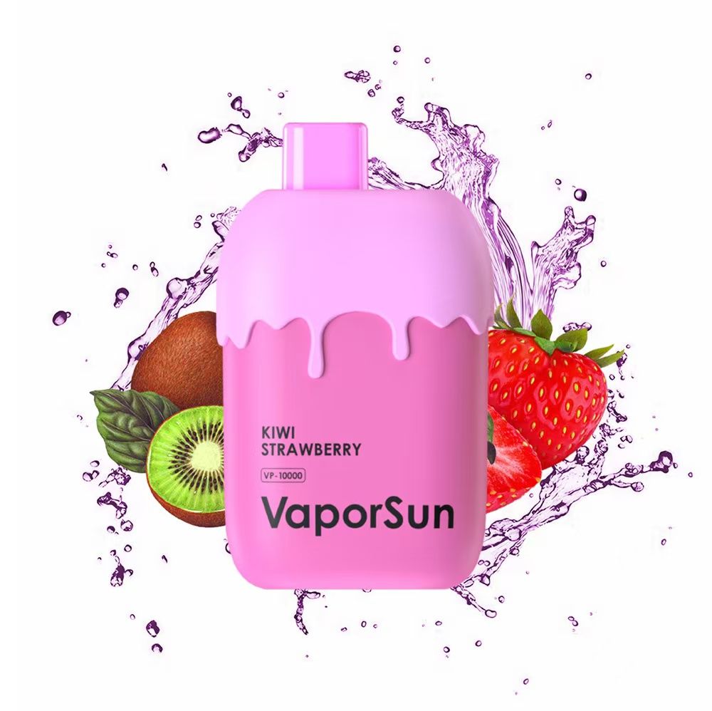 1 pcs VaporSun 10,000 puffs Vape Disposable e-cigarette 600 puffs 800 puffs 12000 puffs 15000 puffs 20000 puffs 25K puffs Vapes Kiwi strawberry