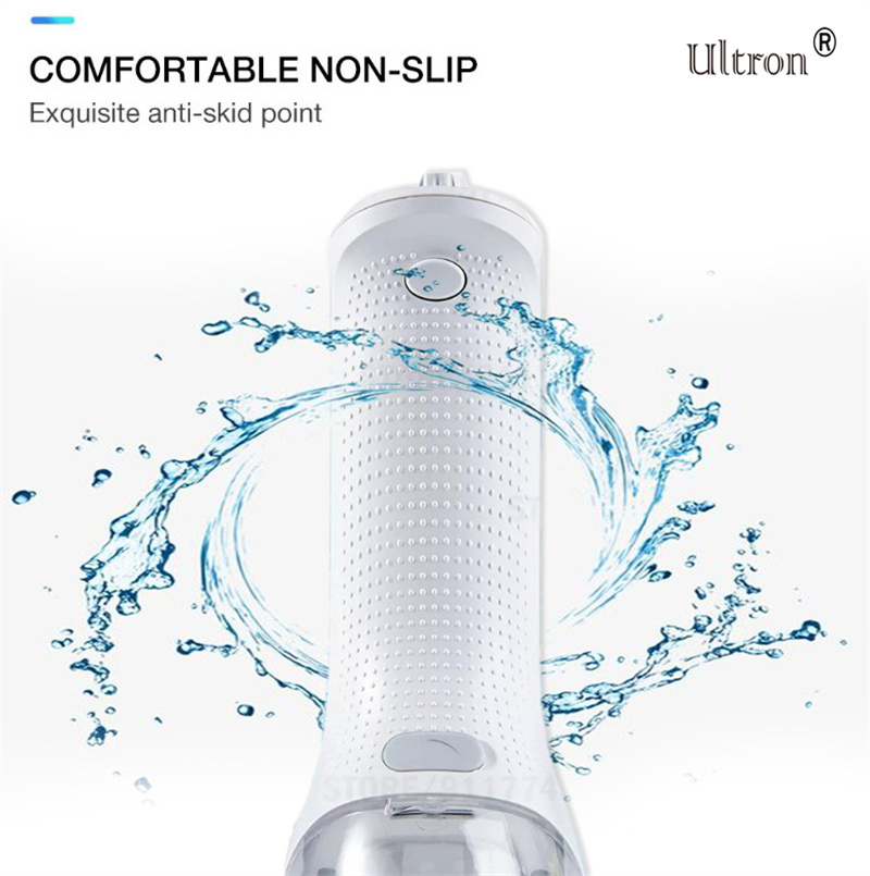 Ultron Portable Oral Irrigator Water Flosser Dental Water Jet Tools Pick Cleaning Teeth 300ML 5 Nozzles Mouth Washing Machine Floss