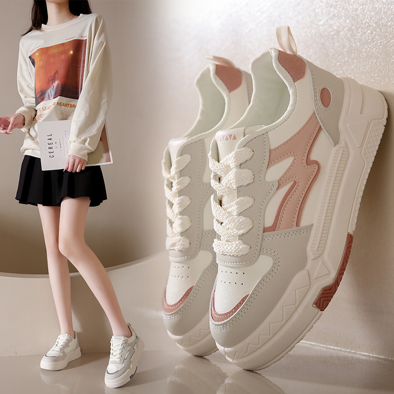 1665 Women's Spring New Platform Small White Shoes Versatile Street Shoot Athleisure Shoes