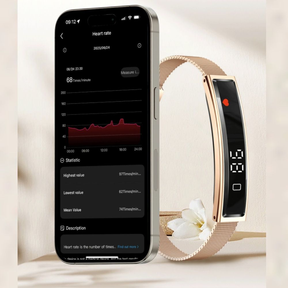 Multifunctional Smart Wristband, HD Screen Sports Bracelet with Heart Rate Blood Oxygen Sleep Detection, Multi-Sport Mode Tracking, Call Message Vibration Reminder, Pedometer Calorie Fitness Tracker