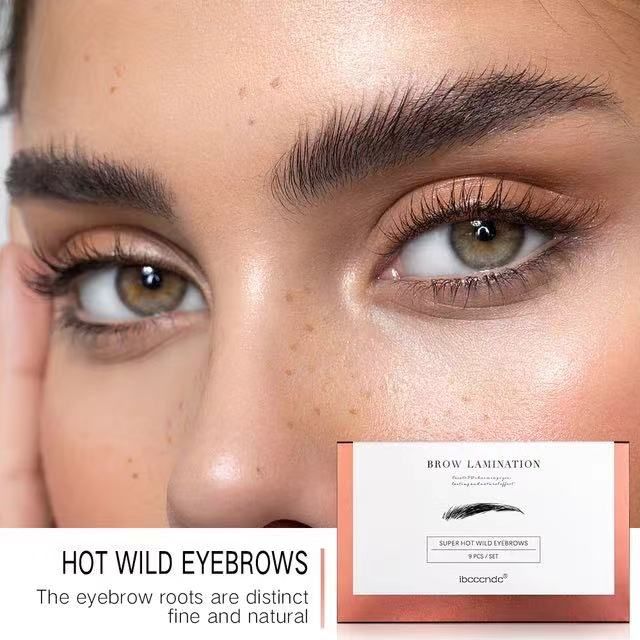Pro Brow Lift Perming Eyebrow Lifting Brow Lamination Kit with Cling Film Nutrition Keratin Perming Lotion for Home Use 
