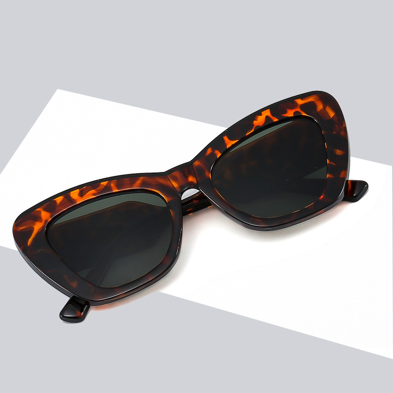 3628 Cat Eye Sunglasses Fashion Sun Glasses Retro Small Leopard Frame Women Sunglass Female Luxry Brand UV400 Shades Eyewear
