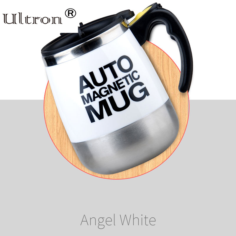 Ultron New Automatic Self Stirring Magnetic Mug 304 Stainless Steel Coffee Milk Mixing Cup Creative Blender Smart Mixer Thermal Cups