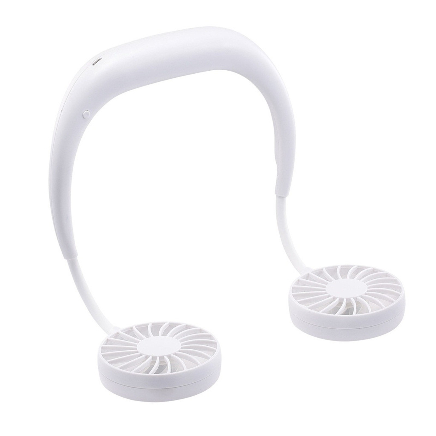 Neck Fan Portable Face Fan Personal Usb Hands-Free Mini Wearable Sports Handheld Cooling Small New Fans Around Your Neck For Travel Office Room Household Outdoor Sports
