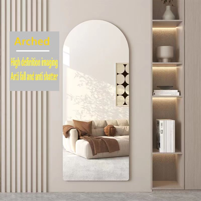 Mirror acrylic high-definition self-adhesive dressing mirror fitting mirror does not deform creative irregular soft mirror home bedroom