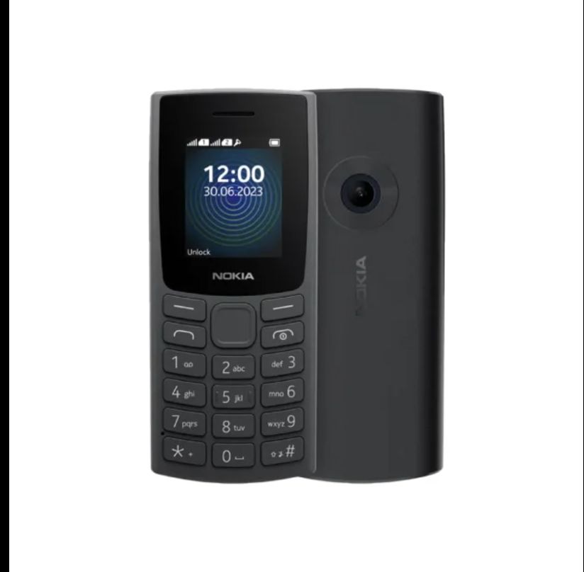 Nokia 110 1.8" Dual SIM, FM Radio, Camera Phone - Charcoal