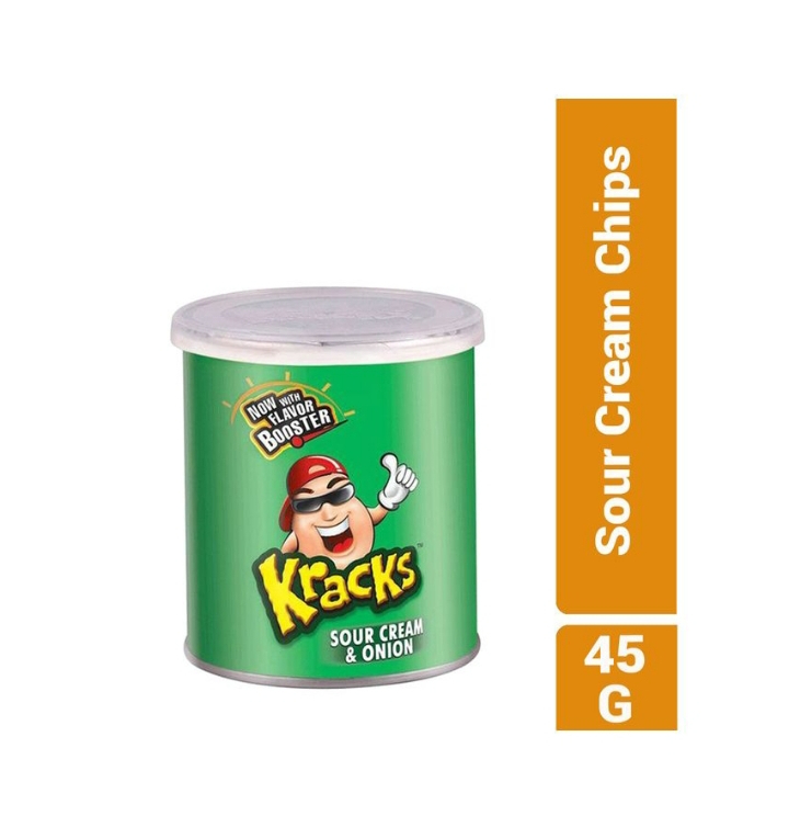 Kracks Sour Cream Chips - 45g x 4pcs