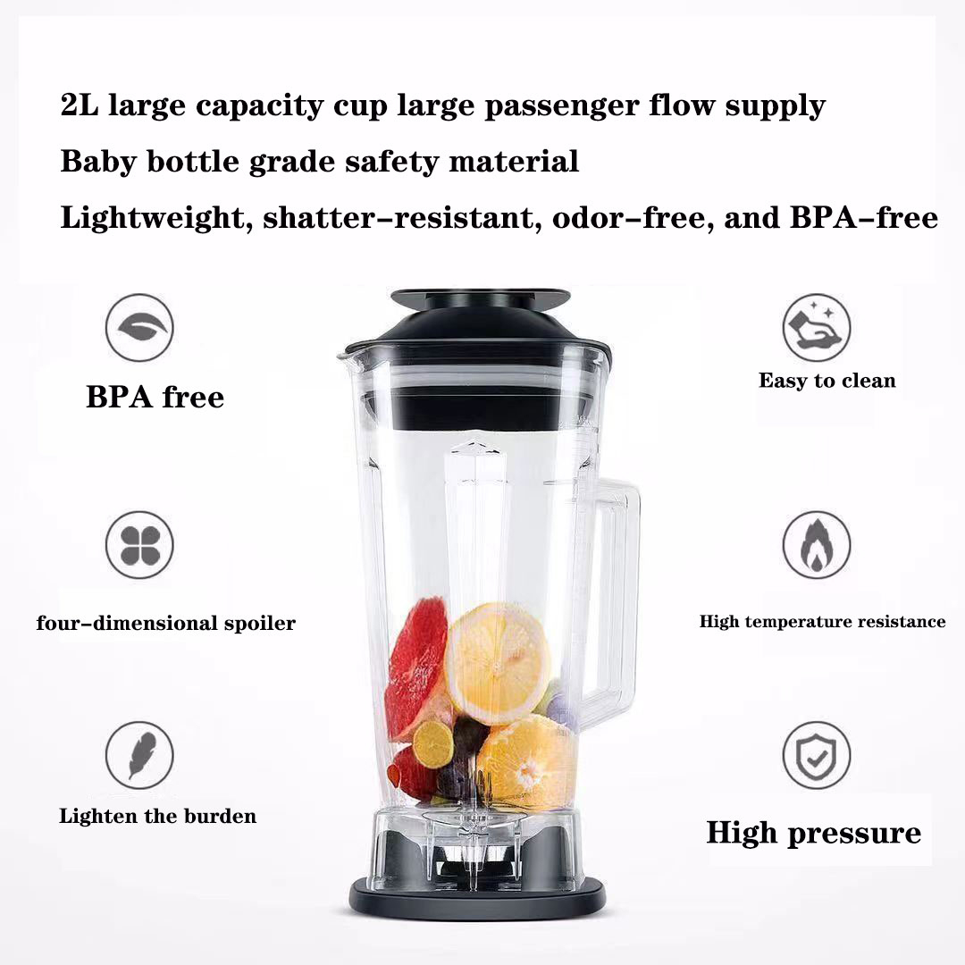 Cozy Cottage Wall breaker meat grinder Blender for Kitchen Professional Cooking Blender, Versatile Kitchen Appliance BPA-Free Blender Carafe - Speed Blender Soymilk Grain Grind Makerfor Shakes and Smoothies, Nut Butters, Soups, Dips, Hummus 2L
