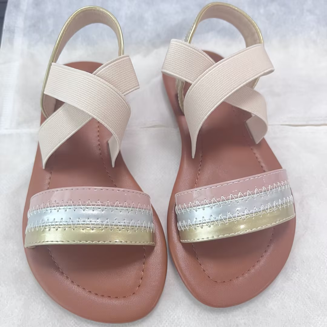 Fashionable Flat Foot Shoes For Kids Fancy Children Girls Summer Sandals Footwear