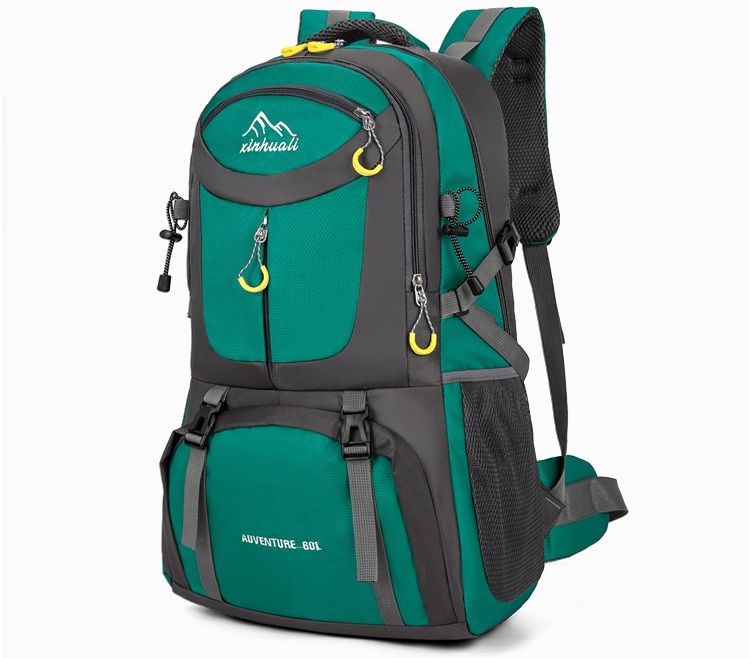 Large Capacity Hiking Backpack, Load‑Bearing Multi‑Functional Outdoor Travel Backpack for Mountaineering Trekking Sports