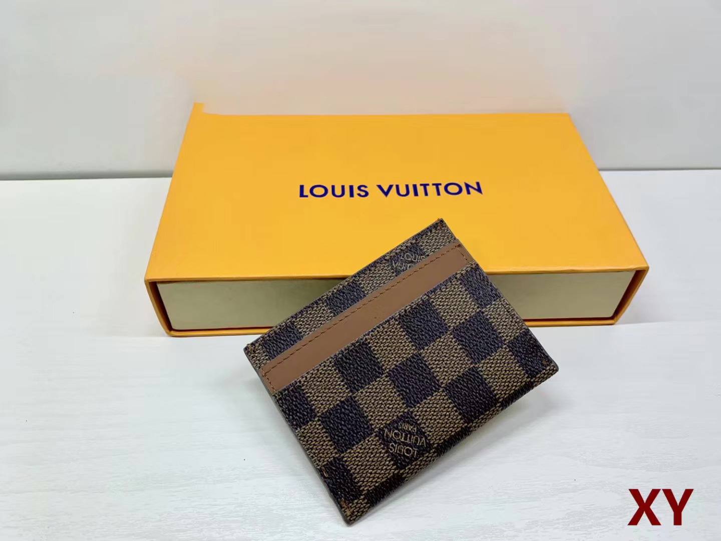 LV Louis Vuitton Fashion Luxury Women's Short Wallet Card Bag Real Leather  Bag