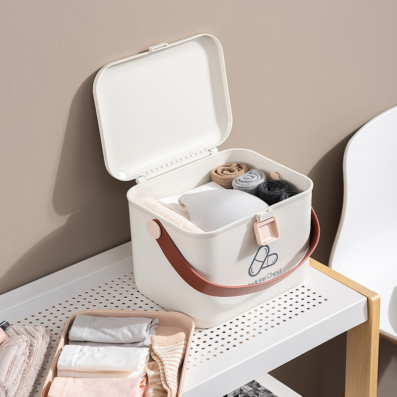 Medicine box Family multi-layer large capacity medical emergency box standing medicine small medicine box family medicine storage box