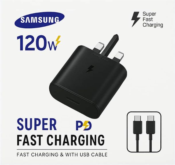 Genuine 120W Super Fast Charger Plug USB-C Type C