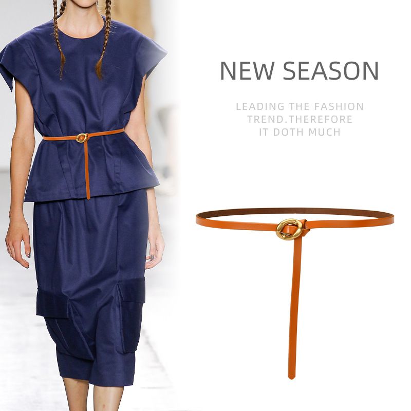 10203 Women's Retro Slim Waistband Can Be Paired With Dresses