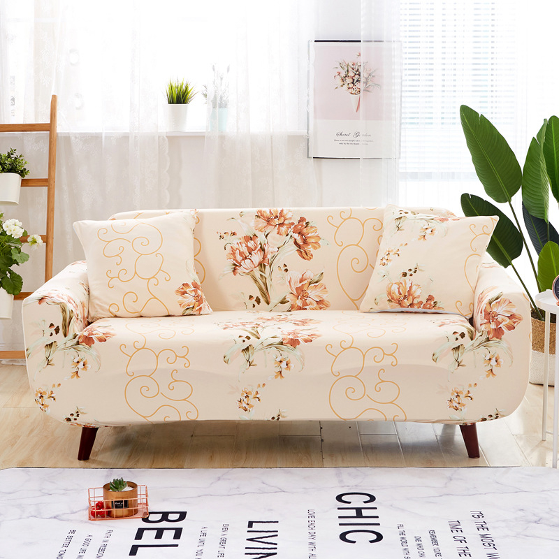 Elastic Four-seat Sofa Cover All-inclusive Cover Four Seasons Universal Combination Living Room Sofa Cover Full Cover
