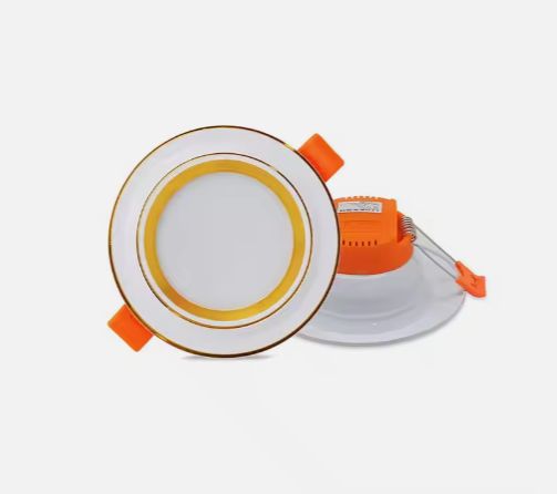 LED 220V Downlight 3 Colors Pin Light LED Ceiling Light Discolourable 5W Spot LED Recessed Mounted Bedroom