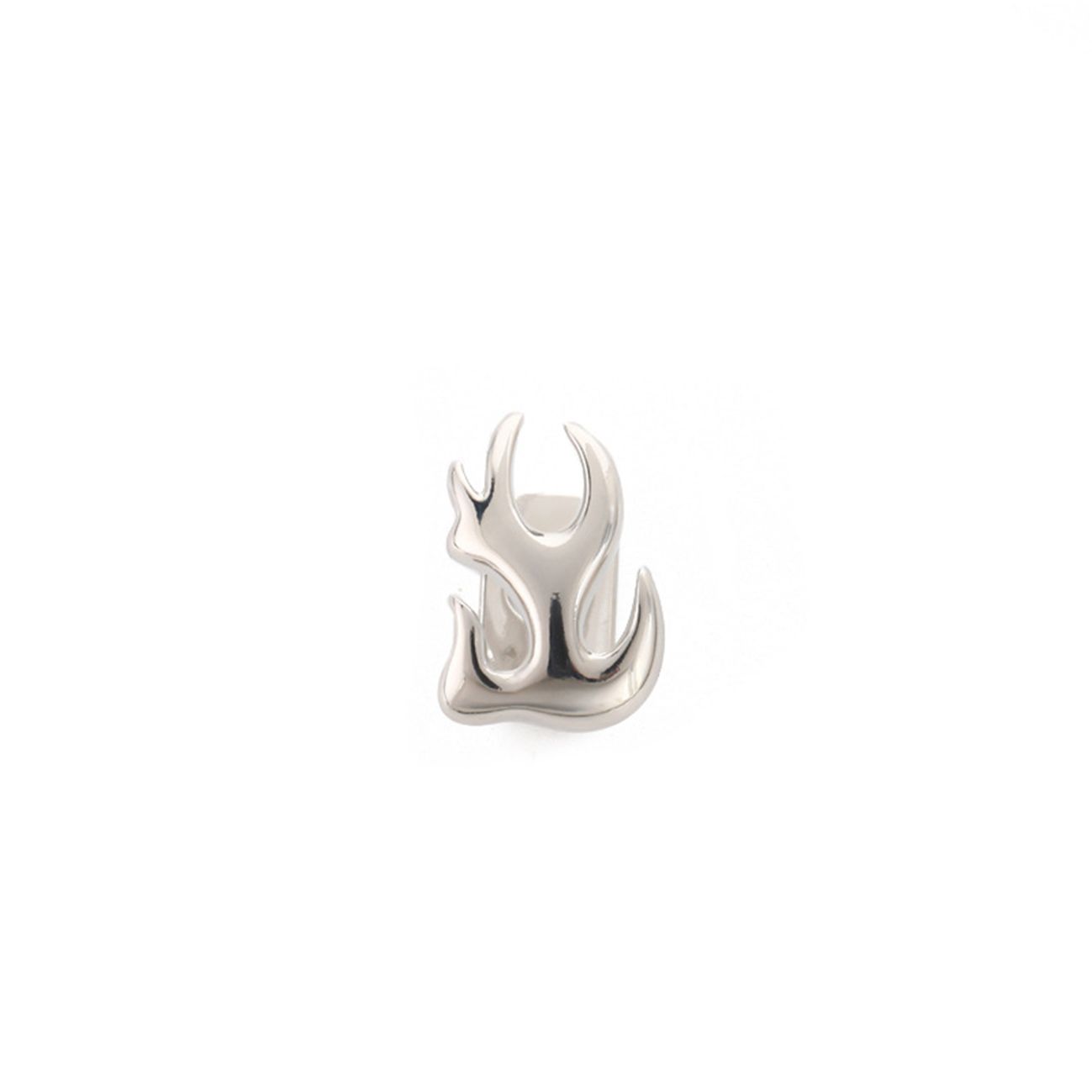 Hip Hop Braces Single Tooth Flame Teeth hip-hop teeth grillz tooth grillz 【Ordinary flame-shaped grillz】
