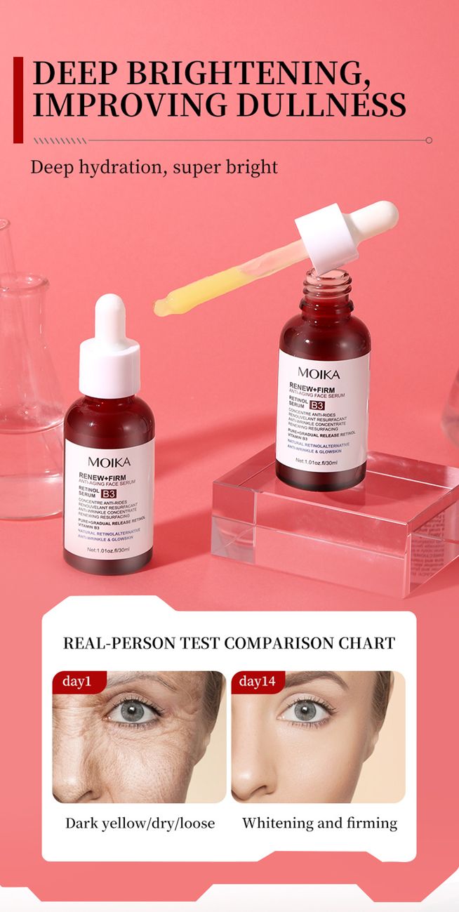 MOIKA Retinol B3 Essence Hydrating, Moisturizing, Locking Water, Anti-wrinkle and Firming