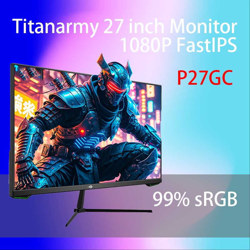 27 Inch Gaming Monitor 165Hz Fast IPS FHD 1080P Computer Monitor 1ms HDR10 99%sRGB  Adaptive Sync HDMI 2.0 DisplayPort 1.4 VESA P27GC