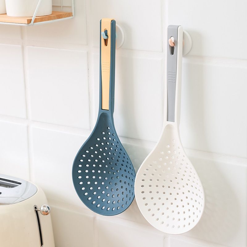 0083 Household Kitchen Strainer Screen Spoon High Temperature Resistant With Clip Colander