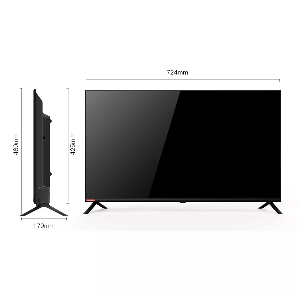 CHANGHONG 32G7N 32 Inch Frameless 1366*768p Full HD Digital LED TV Flat Screen Televisions Bracket Mounted