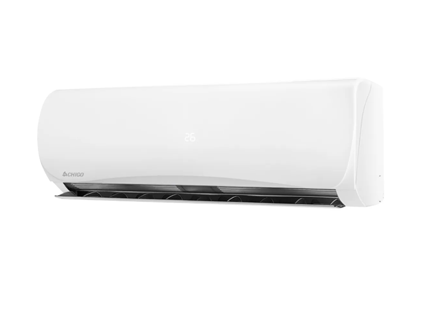 CHIGO 2.5HP R410a 2-star Split Air Conditioner - Fast Cooling, Low Energy Consumption, LED Display, Built-in Health Ionizer, Washable Filter, On/Off Timer