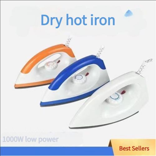 Electric iron for household use, no water required, temperature adjustment, heat transfer iron, hot drilling, wrinkle removal, smooth bottom plate, dry ironing iron