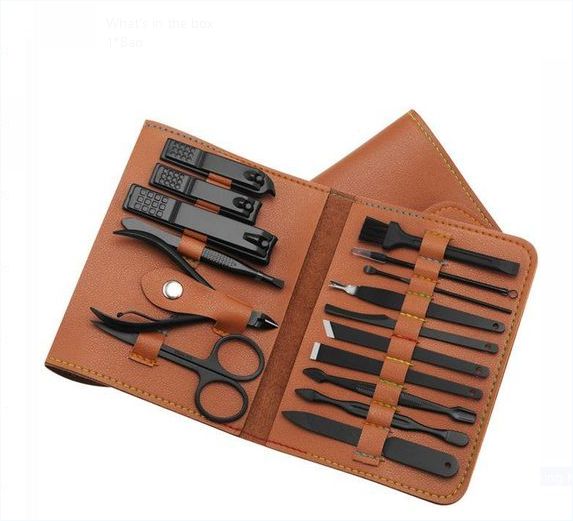 Genetic 16pcs/set Nail Clipper Cutter Trimmer Ear Pick manicure Grooming Kit