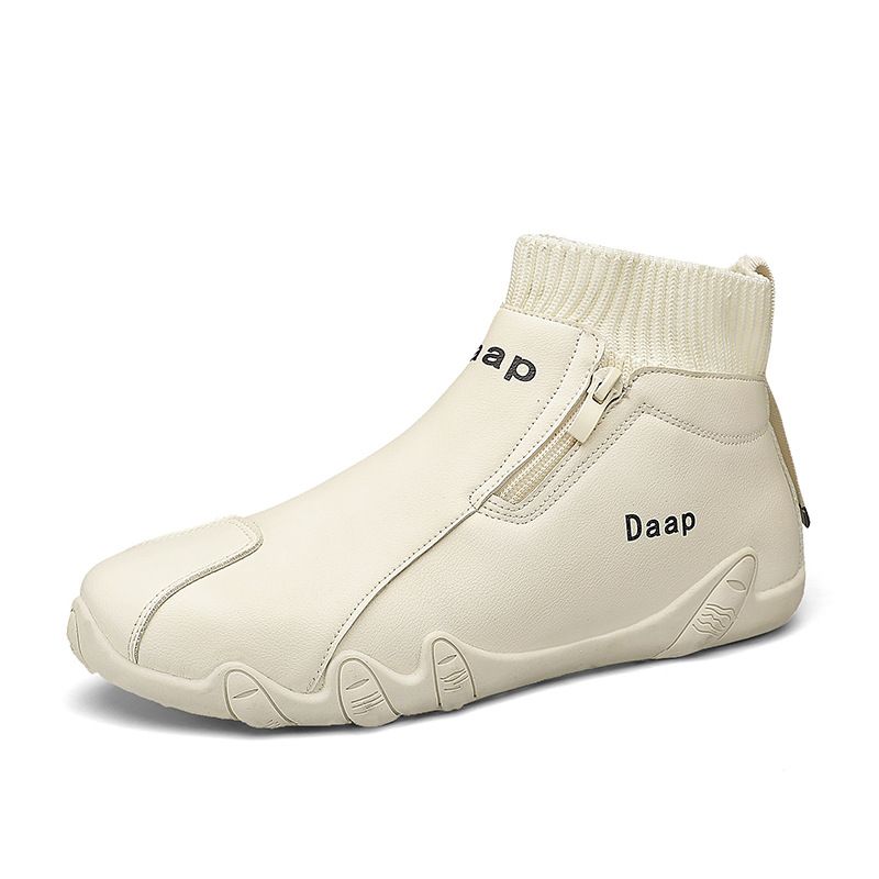 Men's New High Top Shoes Workwear Shoes Men's Trendy Versatile Anti Slip Boots