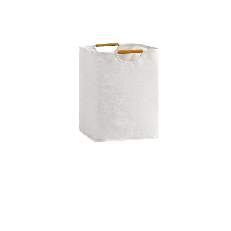 Cotton Linen Household Dirty Clothes Basket Folding Large Capacity Laundry Basket Storage Toy Storage Basket Hand-Held Bathroom Dirty Clothes Basket Home Storage Organization Laundry Baskets