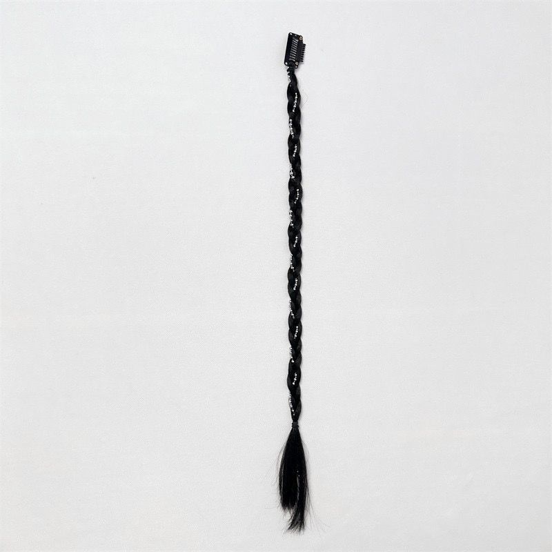Wigs for women simulation braided ring buckle boxing braid European and American fashion fishbone dirty braid hair extensions