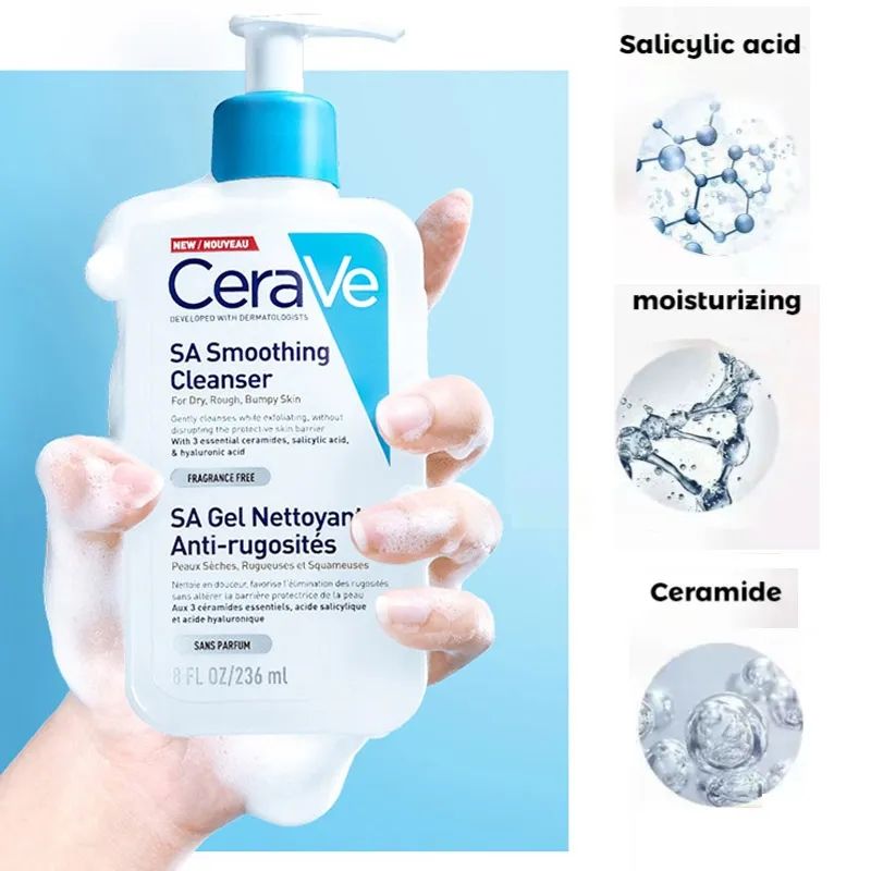 CeraVe Facial Essence Moisturizes A Alcohol Essence Emulsion Whitening Brightening Cream Facial Repair Product Eye Cream Skin Care236ml salicylic acid