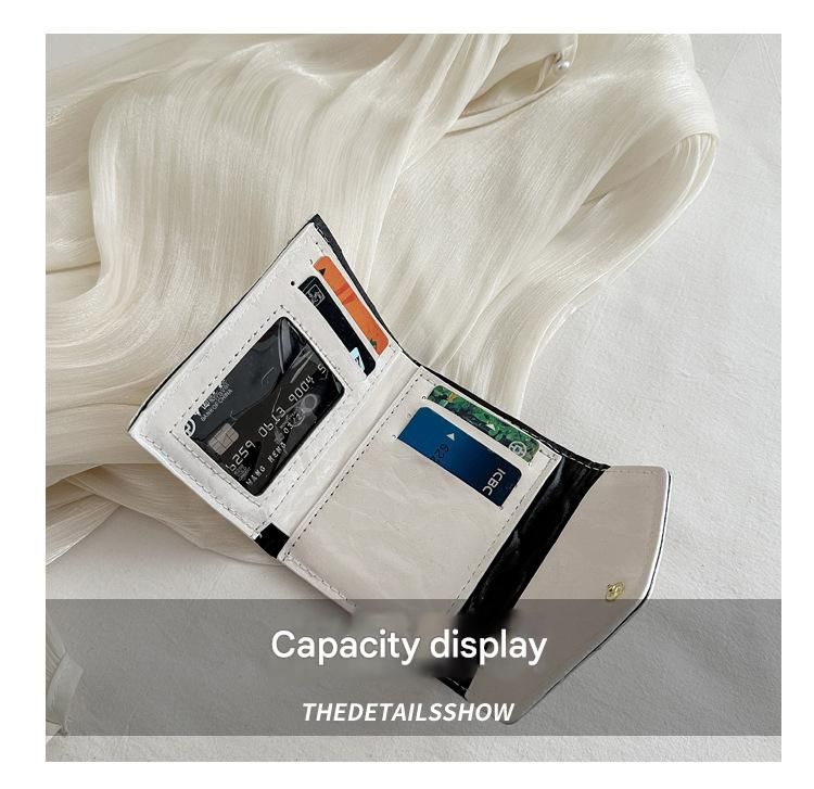 Miss DG 2025 new fashion clutch coin purse girls card bag simple small square bag