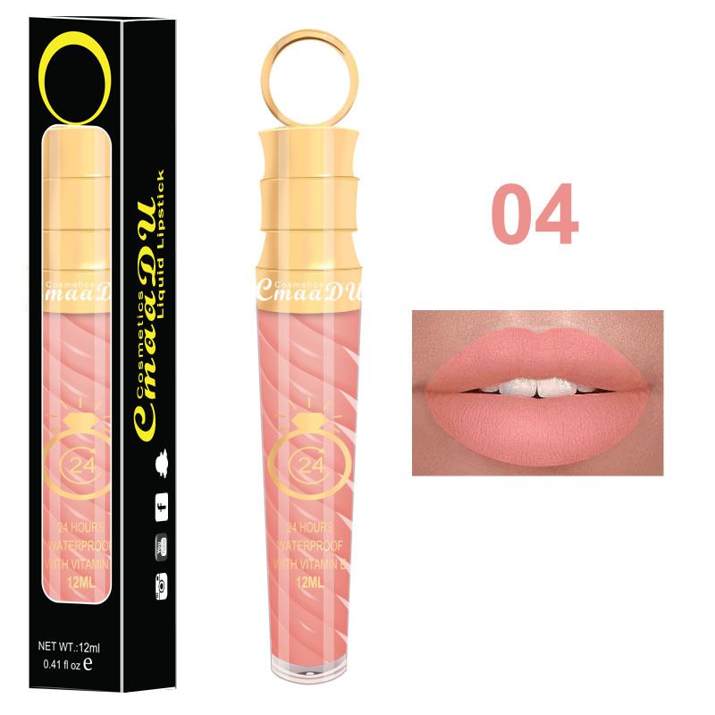 Lipstick Matte metal pearl lipstick Long lasting moisturizing Beauty Care Makeup