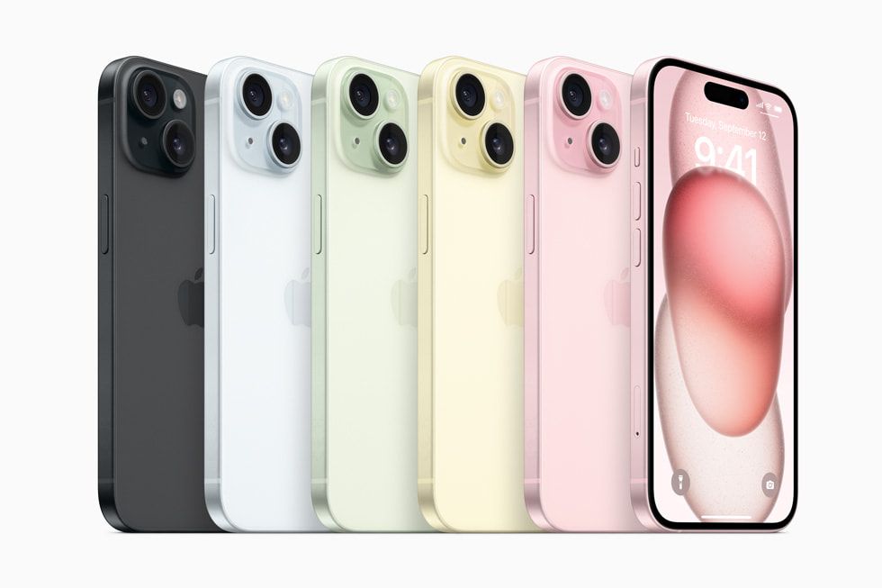 Apple iPhone 15 (Unlocked, 128GB,256GB,512GB)  6.1” Super Retina XDR Display, A16 Bionic Chip, Advanced Dual-Camera System Refurbishment GSM Phone 【Lowest Price Online】