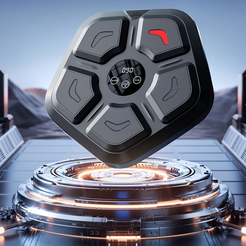 Music boxing target, intelligent Bluetooth boxing trainer, wall target, combat boxing machine, parent-child interactive device CRRSHOP Fitness Equipment free shipping Boxing