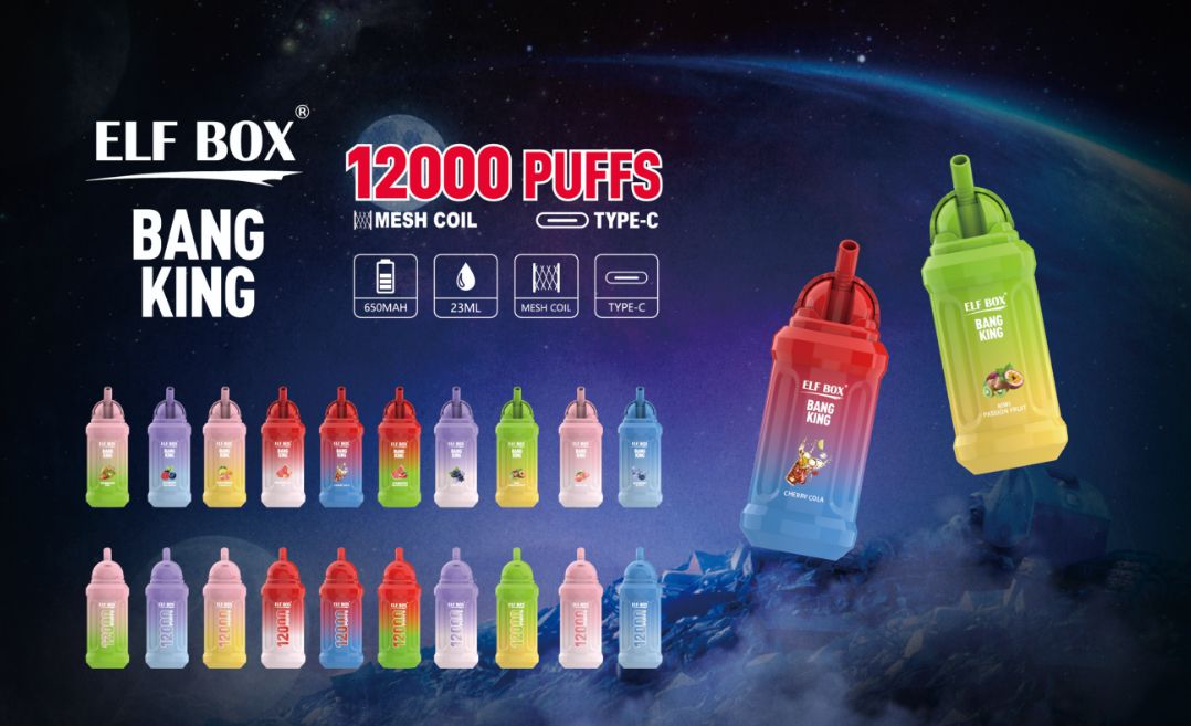 Randm Tornado Hot Selling ELF BOX BK 12000 PUFFS Elf Box 14000puffs with 10 Flavors 25ml Liquid Ecig Disposable Vape Pen