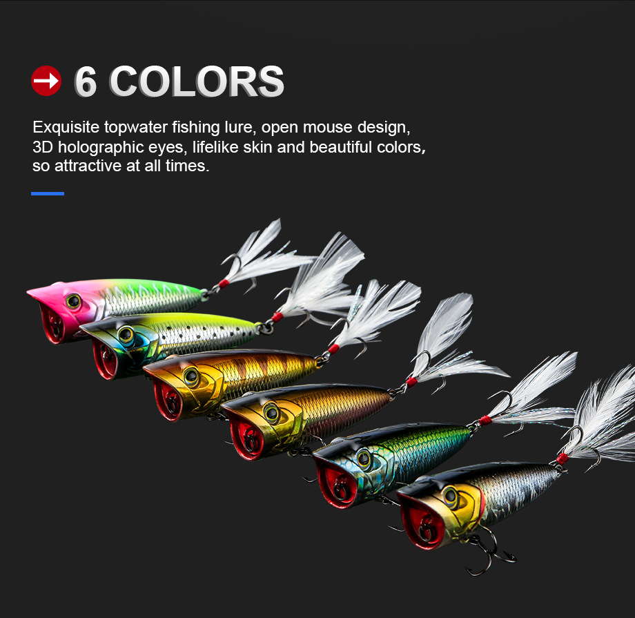 Fishing Lures Floating Hard Bait 60mm 7.8g Artificial Bait Wobbler Carp Perch Fishing Tackle