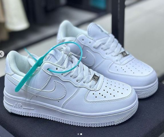 Nike Airforce 1 White Sneakers- Customized Men's Fashion Shoes 