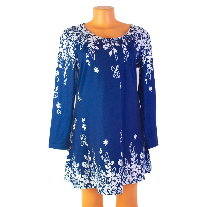 BamBam Autumn And Winter Long Sleeve Round Neck Loose Women's Printed Long Sleeve T-Shirt