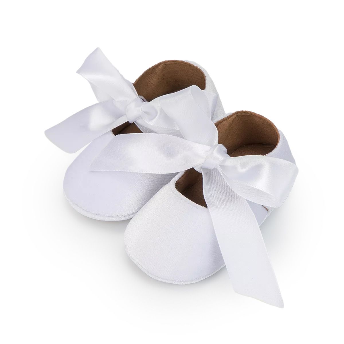 Plush ribbon baby shoes Princess shoes Soft soled non-slip toddler shoes Baby casual shoes Q181
